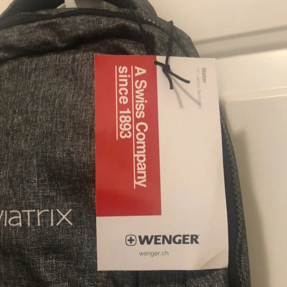 Wenger NEW Gray Laptop Backpack